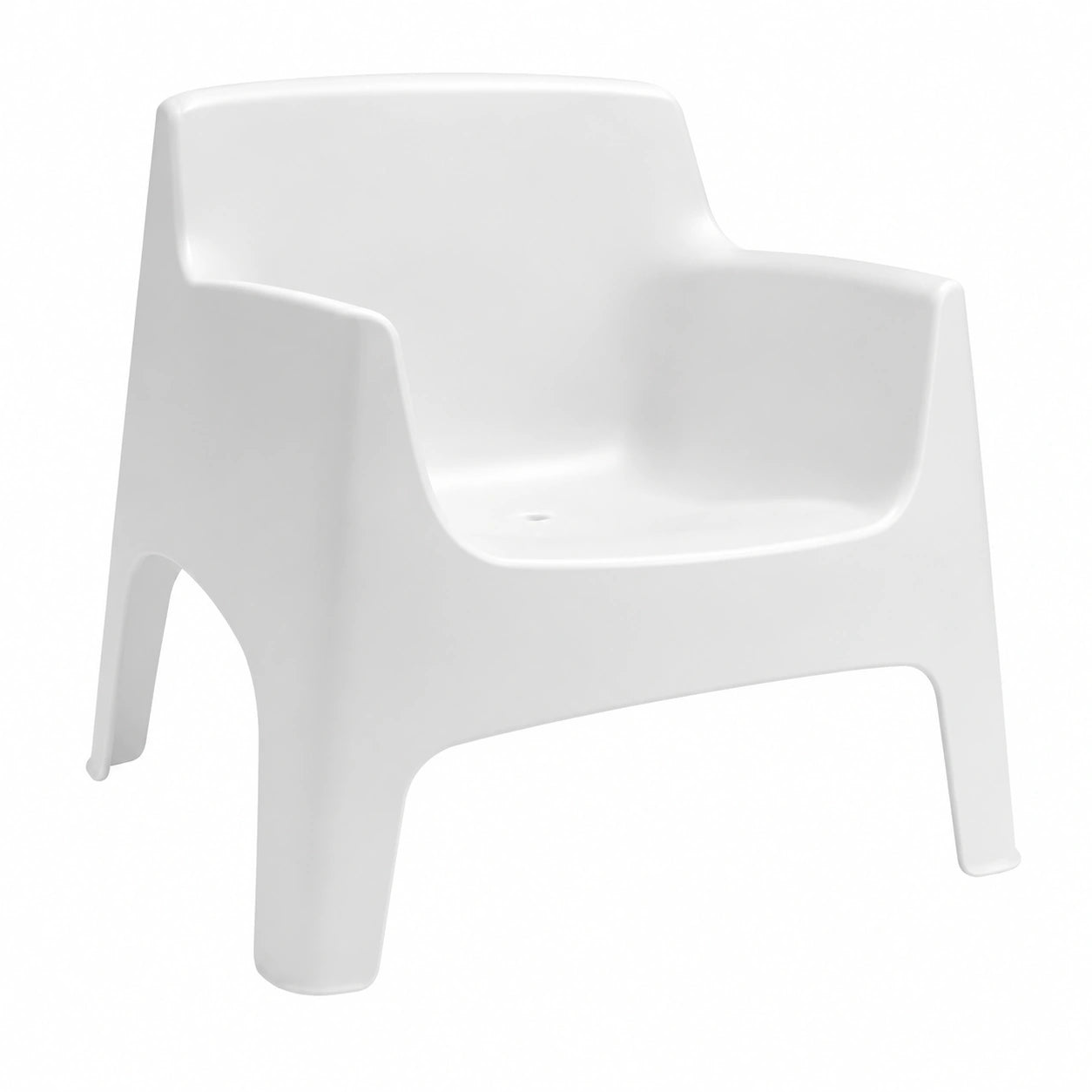 Chaise de jardin, coloris blanc, pour la terrasse ou le jardin