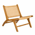 Fauteuil, en résine tressée, coloris naturel, pour le salon ou la chambre