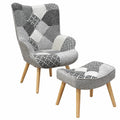 Fauteuil relax, en tissu, pour le salon