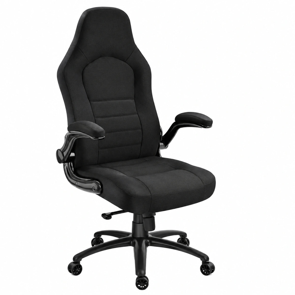 Bureau, pliable, pivotant, rembourré, coloris noir, pour l’espace de travail