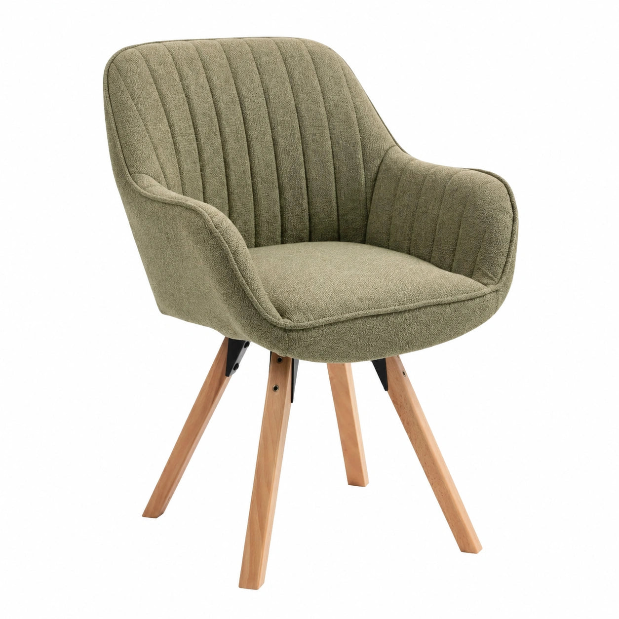 Coiffeuse, en bois massif et tissu, pivotant, rembourré, pour la chambre